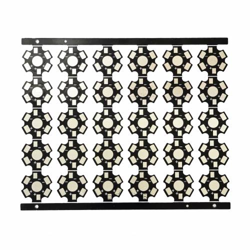 Podstawka Radiator Baza PCB do DIOD POWER LED 1W 3W 5W - 30 szt komplet